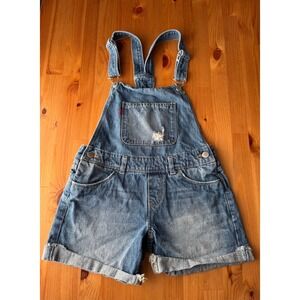 Girls' Levi's Denim‎ Shortalls Regular Size 12